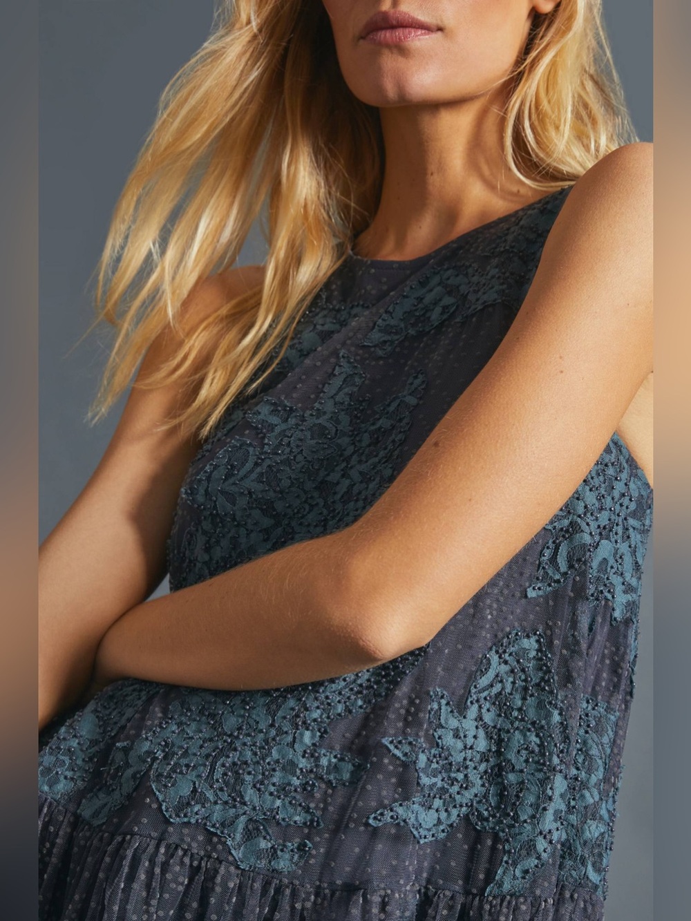 Anthropologie Neomia Applique Tunic - Picture 3 of 9